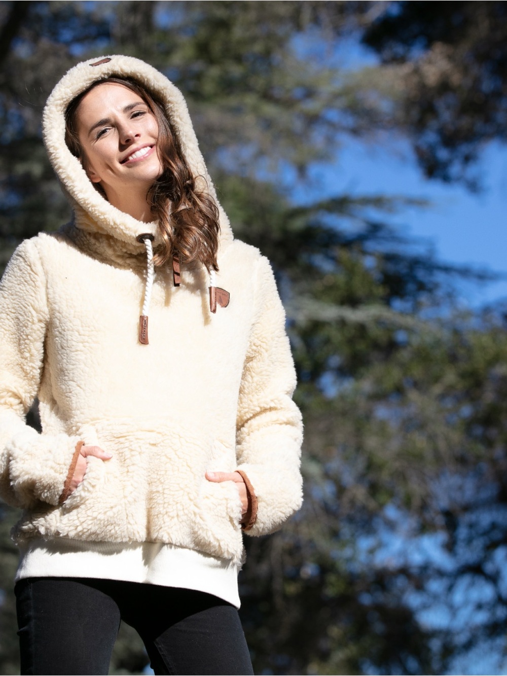 Wanakome Sherpa pullover hoodie